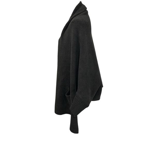 Barefoot Dreams Cozychic Womens Blanket Wrap One Size Carbon Gray - Picture 9 of 13